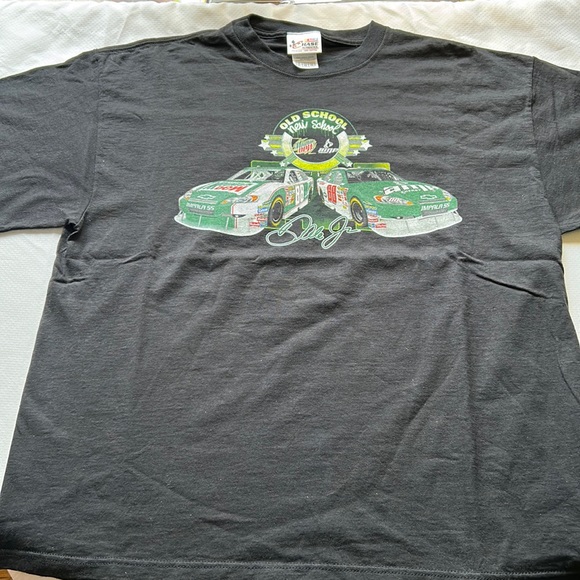 Nascar Chase Authentics Dale Earnhardt Jr. Mountain Dew Graphic Tee Old School - Picture 3 of 8